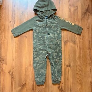Carhartt Olive Camo Kids One Piece